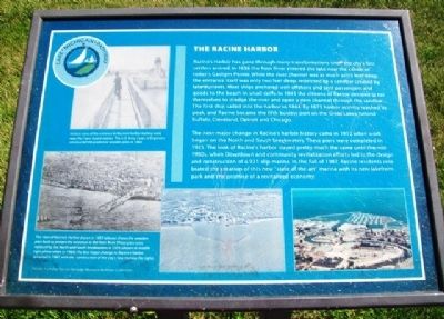 The Racine Harbor Marker. Click for full size. The Racine Harbor Marker image. Click for full size.
