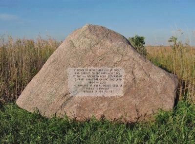 Boulder at Wood Lake Battlefield. Click for full size. Boulder at Wood Lake Battlefield image. Click for full size.