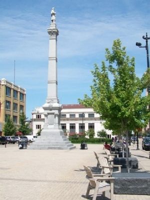 Civil War Memorial. Click for full size. Civil War Memorial image. Click for full size.
