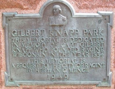 Gilbert Knapp Park Marker image. Click for full size.