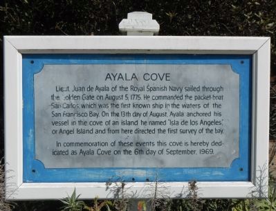 Ayala Cove Marker image. Click for full size.