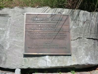 Cumberland Caverns Plaque image. Click for full size.