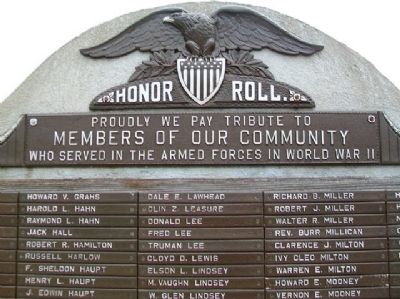 World War II Memorial Detail image. Click for full size.
