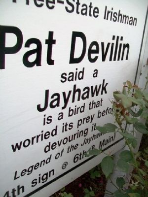 Pat Devilin Marker. Click for full size. Pat Devilin Marker image. Click for full size.