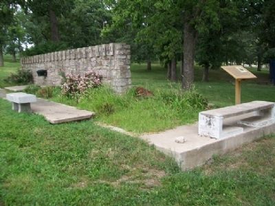 Battle of Osawatomie Marker. Click for full size. Battle of Osawatomie Marker image. Click for full size.