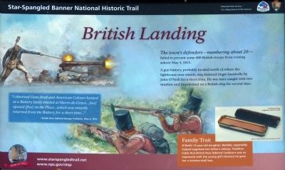 British Landing Marker. Click for full size. British Landing Marker image. Click for full size.