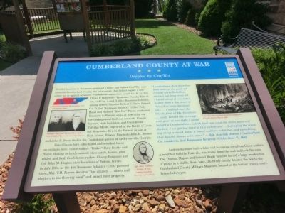 Cumberland County at War Marker image. Click for full size.