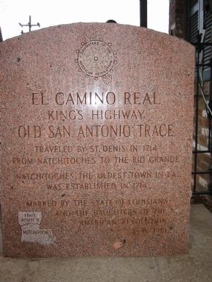 El Camino Real Marker image. Click for full size.