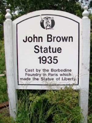 John Brown Statue Marker image. Click for full size.