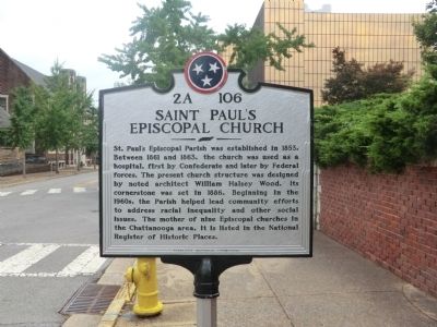 Saint Paul's Episcopal Church Marker. Click for full size. Saint Paul's Episcopal Church Marker image. Click for full size.