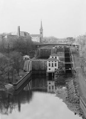 <i>View Looking Southwest, Taken from Railroad Bridge...</i> image. Click for full size.