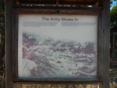 The Army Moves In Marker. Click for full size. The Army Moves In Marker image. Click for full size.
