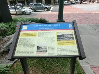 Crutchfield House Marker. Click for full size. Crutchfield House Marker image. Click for full size.