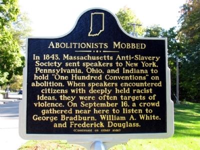 Abolitionists Mobbed Marker image. Click for full size.