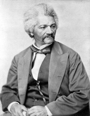 Frederick Douglass, circa 1850-1860 image. Click for full size.