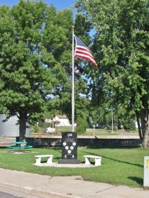 Brownton Veterans Memorial. Click for full size. Brownton Veterans Memorial image. Click for full size.