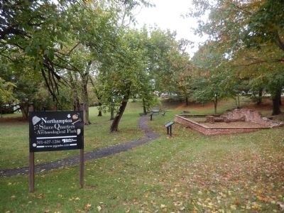 Northampton Slave Quarters and Archaeological Park. Click for full size. Northampton Slave Quarters and Archaeological Park image. Click for full size.