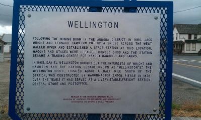 Wellington Marker. Click for full size. Wellington Marker image. Click for full size.