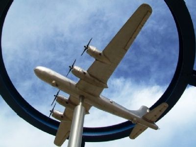 The B-29 Memorial Centerpiece image. Click for full size.