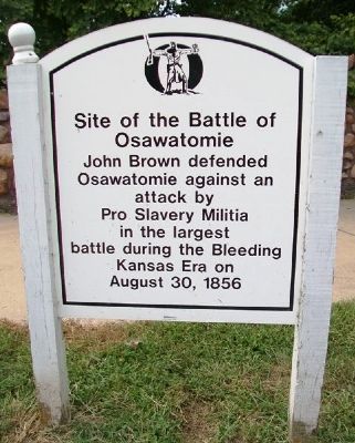 Site of the Battle of Osawatomie Marker image. Click for full size.