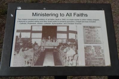 Ministering to all Faiths Marker image. Click for full size.