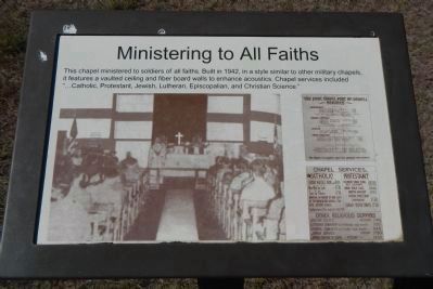 Ministering to all Faiths Marker. Click for full size. Ministering to all Faiths Marker image. Click for full size.