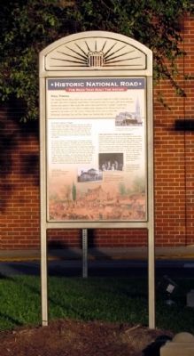 Historic National Road /<br>Make History, Drive It Marker. Click for full size. Historic National Road /<br>Make History, Drive It Marker image. Click for full size.