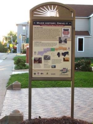 Historic National Road /<br>Make History, Drive It Marker image. Click for full size.