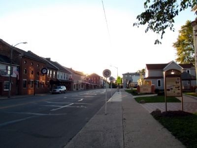 The National Road through Centerville. Click for full size. The National Road through Centerville image. Click for full size.