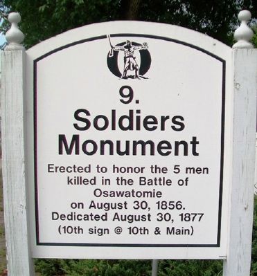 Soldiers Monument Marker image. Click for full size.