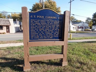 J. T. Polk Canning Co. Marker image. Click for full size.