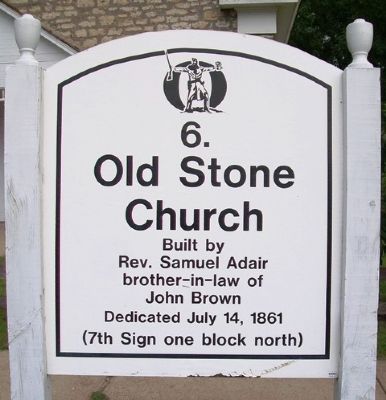 Old Stone Church Marker. Click for full size. Old Stone Church Marker image. Click for full size.