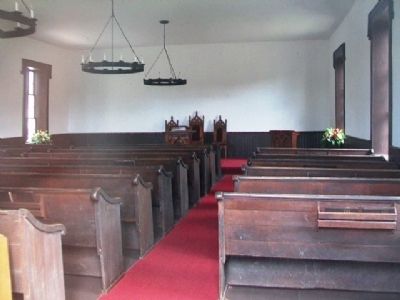 Old Stone Church Interior image. Click for full size.