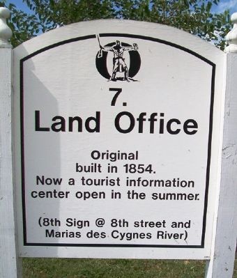 Land Office Marker image. Click for full size.
