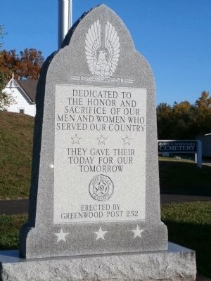 Veterans Memorial Marker. Click for full size. Veterans Memorial Marker image. Click for full size.