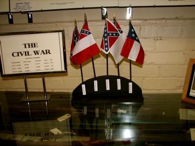 First National Confederate Flag Marker image. Click for full size.