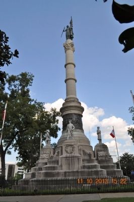 "Third National Confederate Flag" Marker image. Click for full size.