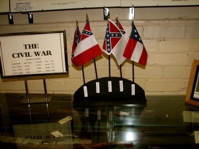 "Third National Confederate Flag" Marker. Click for full size. "Third National Confederate Flag" Marker image. Click for full size.