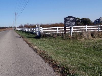 Long View - - Glade-Dobbins Cemetery Marker image. Click for full size.