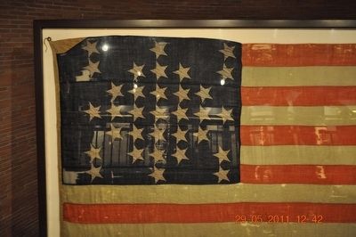 Battle Flag at Fort Sumter SC image. Click for full size.
