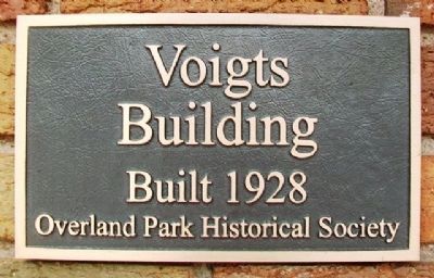 Voights Building Marker image. Click for full size.