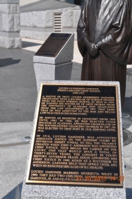 Lucien Dunbibben Gardner Marker. Click for full size. Lucien Dunbibben Gardner Marker image. Click for full size.