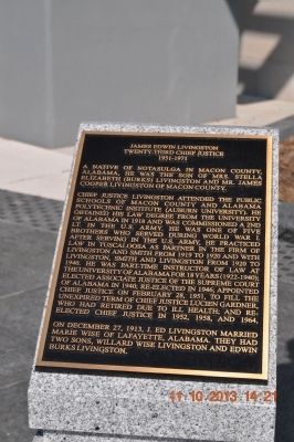 James Edwin Livingston Marker image. Click for full size.