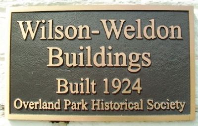 Wilson-Weldon Buildings Marker. Click for full size. Wilson-Weldon Buildings Marker image. Click for full size.