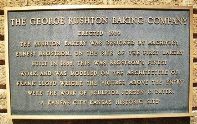 The George Rushton Baking Company Marker image. Click for full size.
