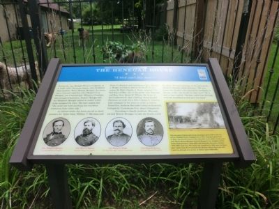 The Henegar House Marker. Click for full size. The Henegar House Marker image. Click for full size.