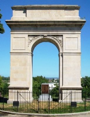 Rosedale Memorial Arch image. Click for full size.
