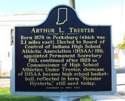 Arthur L. Trester Marker image. Click for full size.