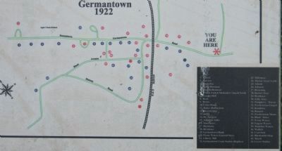 "Reflections of Old Germantown" Marker image. Click for full size.