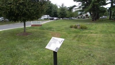 The "Reflections of Old Germantown" Marker, on the lawn south of the image. Click for full size.